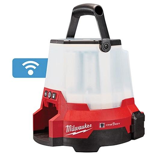 Milwaukee Tool 2146-20Y Compact Site Light; 18V Voltage; M18 Battery System; Cordless Power Source; 4400 Lumens; Self-Centering Metal Hook; High Impact Polycarbonate Lens; IP54 Rated