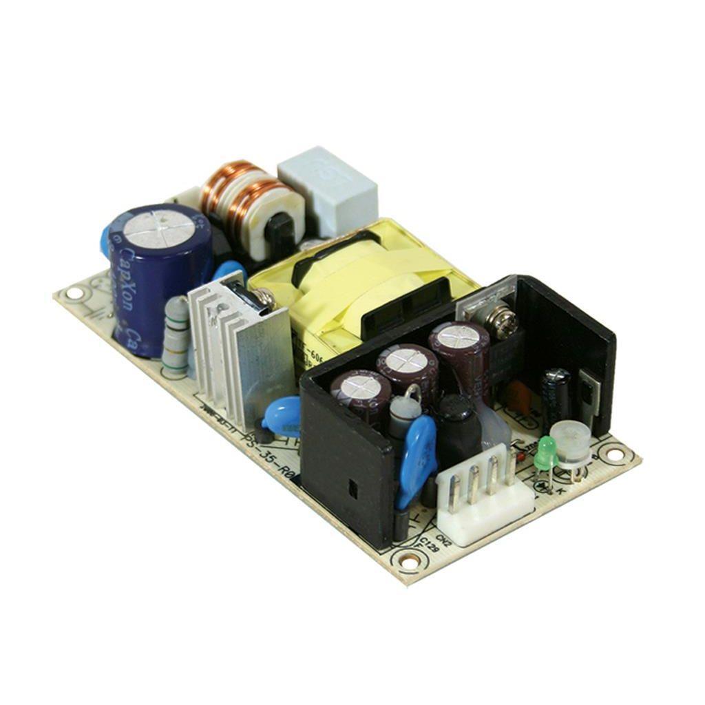 MEAN WELL PS-35-5 AC-DC Single output Open frame power supply; Output 5Vdc at 6A; PS-35-5 is succeeded by EPS-35-5.