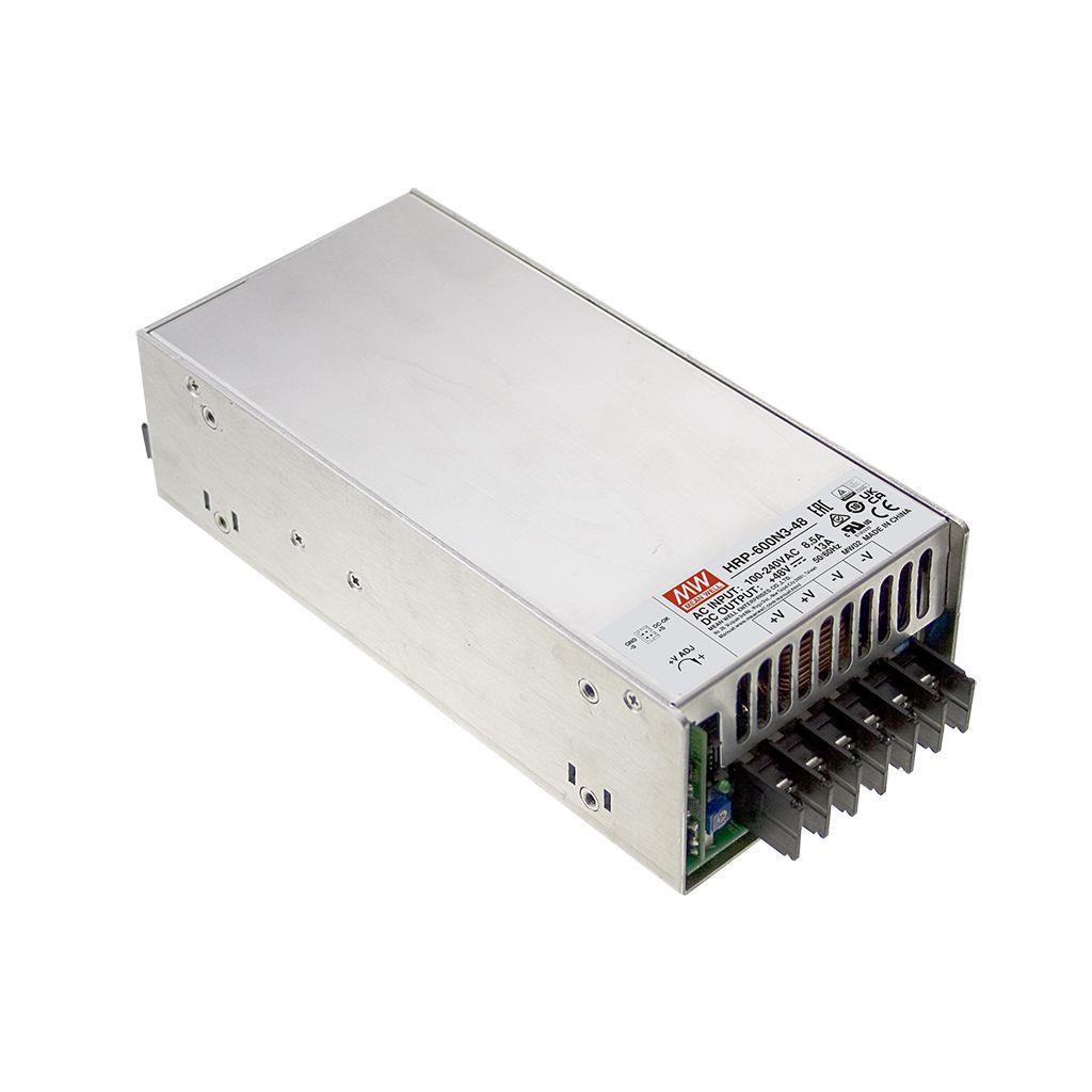 MEAN WELL HRP-600N3-36 AC-DC Single output enclosed power supply; Output 36Vdc at 17.5A; 350% peak power upto 5 seconds; constant current limiting; withstand 5G vibration