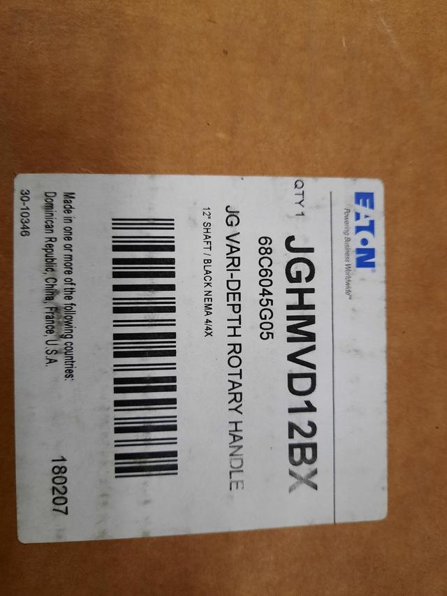 JGHMVD12BX Part Image. Manufactured by Eaton.