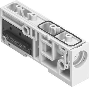 Festo 560950 power supply module VMPAL-SP-0 Width: 23,2 mm, Length: 107,3 mm, Integrated function: with electrical interlinking module, Valve terminal structure: Valve sizes can be mixed, Operating pressure: -0,9 - 10 bar