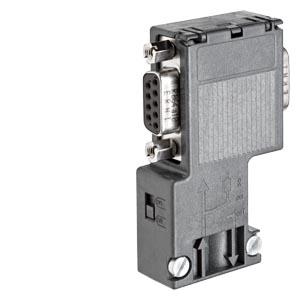 Siemens 6ES7972-0BB12-0XA0 SIMATIC DP, Connection plug for PROFIBUS up to 12 Mbit/s 90° cable outlet, 15.8x 64x 35.6 mm (WxHxD), terminating resistor with isolating function, With PG receptacle