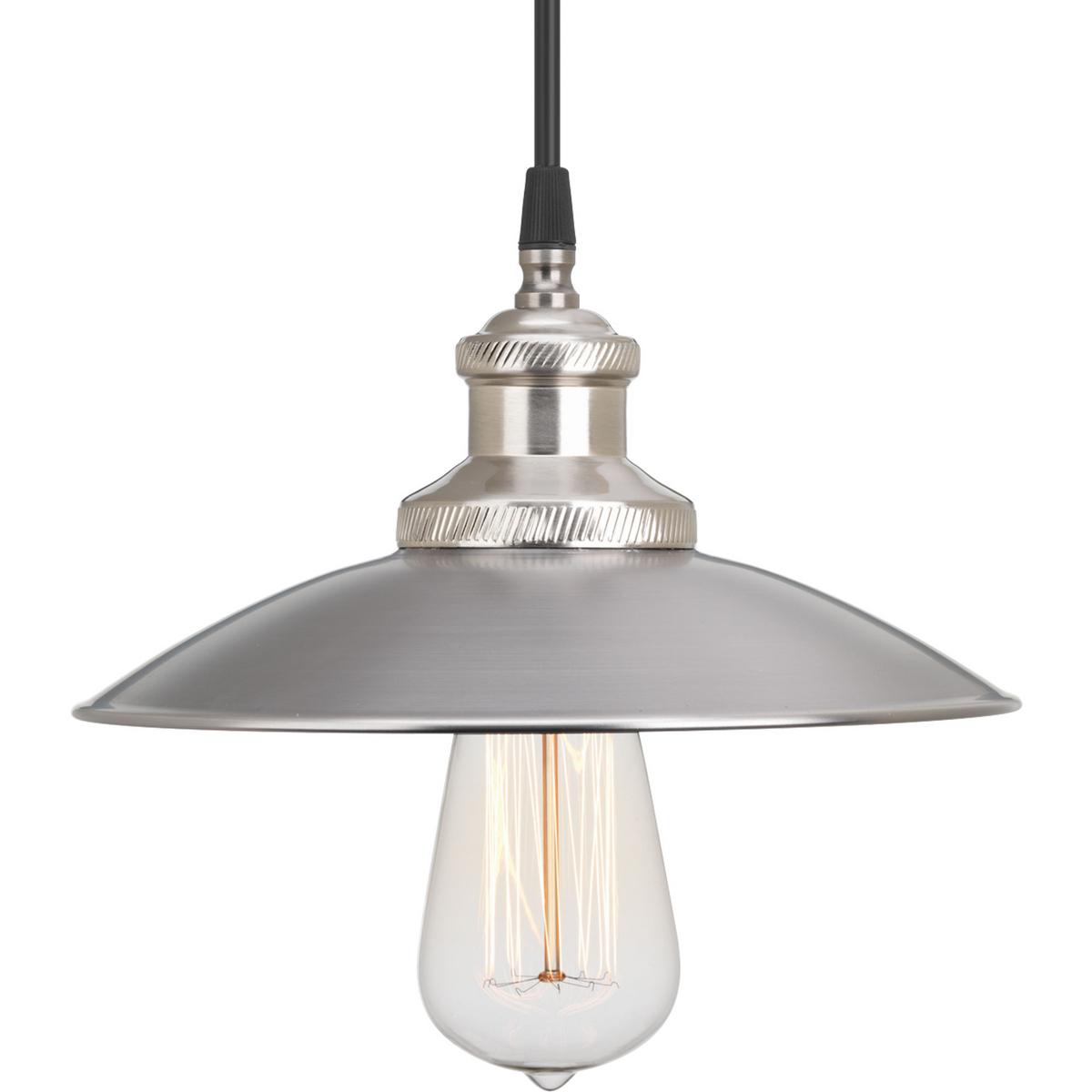 Hubbell P5161-81 Pendants have the power to change a look of a room instantly. Today, they can be seen in bath and vanity areas, kitchens and foyers - and as singles or in groups of two or more. With Archives' pendants and wall sconce, carefully crafted details and specia