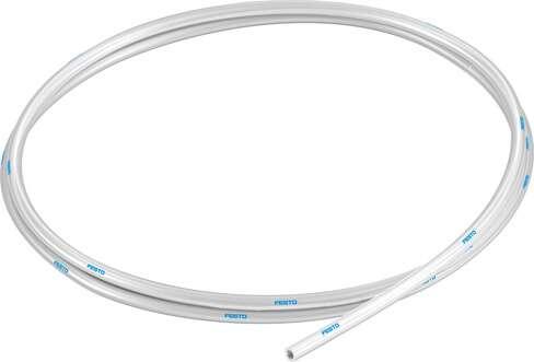Festo 567962 plastic tubing PUN-H-5/32-NT-150-CB Approved for use in food processing (hydrolysis resistant) Outer diameter, inches: 5/32, Bending radius relevant for flow rate: 0,052 Fuß, Min. bending radius: 0,02 Fuß, Tubing characteristics: Suitable for energy chain