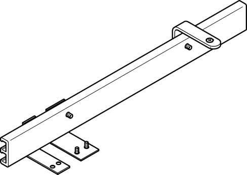 Festo 562623 sensor rail EAPR-S1-S-33-200/230-S Size: 33, Assembly position: Any, Corrosion resistance classification CRC: 2 - Moderate corrosion stress, Ambient temperature: -10 - 60 °C, Product weight: 69 g