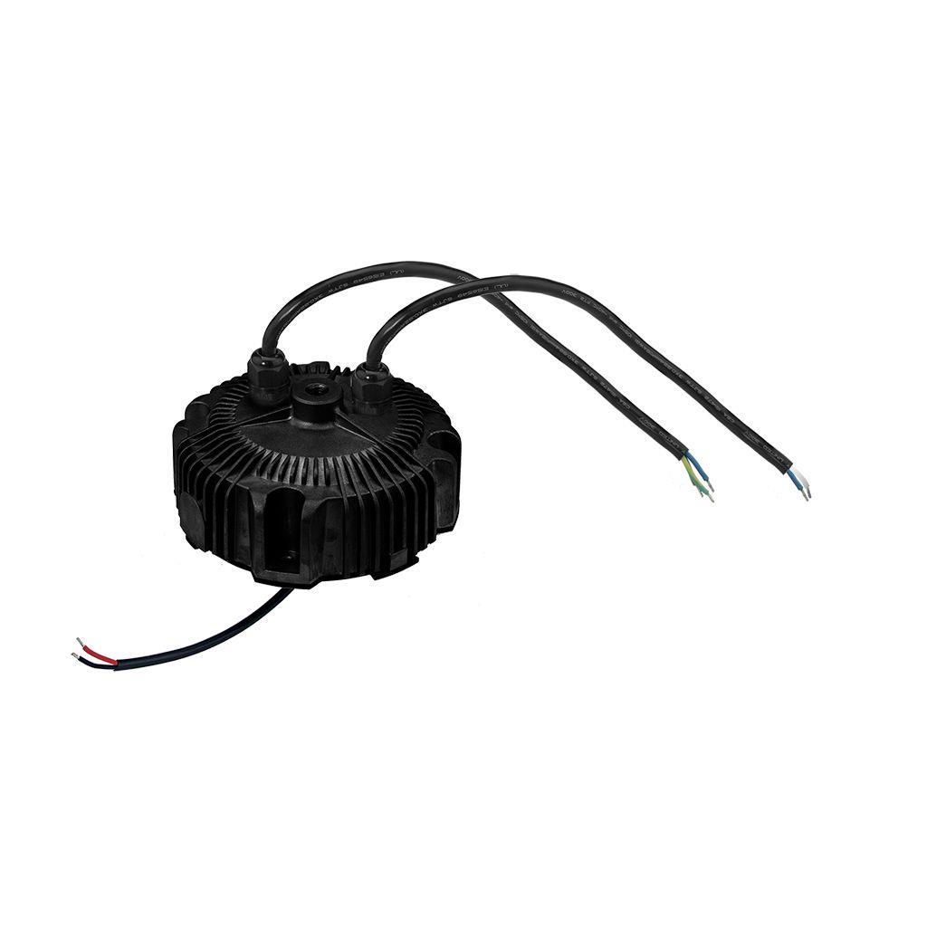 MEAN WELL HBG-160-48AB AC-DC Single output LED Driver Mix Mode (CV+CC) with PFC; Output 48 Vdc at 3.3A; IP65; for in- and outdoor high-bay lights; Dimming with 1-10Vdc 10V PWM resistance; Io adjustable through built-in potentiometer
