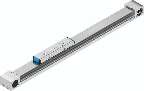 Festo 8041853 toothed belt axis ELGA-TB-KF-70-500-0H With recirculating ball bearing guide Effective diameter of drive pinion: 28,65 mm, Working stroke: 500 mm, Size: 70, Stroke reserve: 0 mm, Toothed-belt stretch: 0,213 %