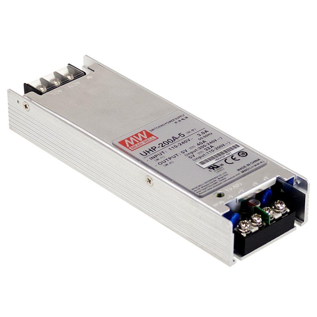 MEAN WELL UHP-200A-4.5 AC-DC Single output enclosed power supply; Output 4.5VDC at 40A