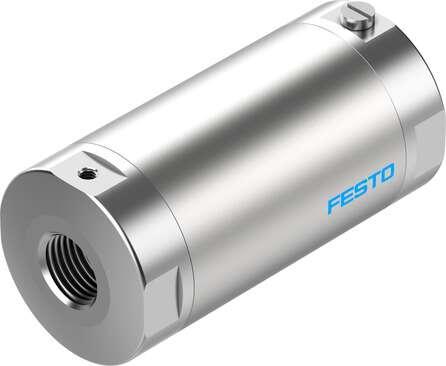 Festo 8091739 Pinch valve VZQA-C-M22C-6-GG-V2V4E-4 Design structure: Pneumatically actuated pinch valve, Type of actuation: pneumatic, Sealing principle: soft, Assembly position: Any, Mounting type: Line installation