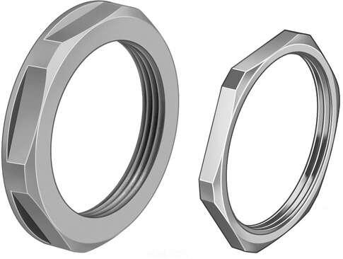 Festo 177598 lock nut MKM-PG-16 for fittings Type MK... Assembly position: Any, Corrosion resistance classification CRC: 2 - Moderate corrosion stress, Materials note: Free of copper and PTFE