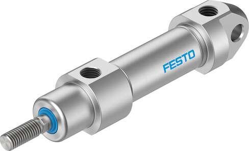Festo 8073978 standards-based cylinder CRDSNU-B-20-40-PPS-A-MG-A1 Stroke: 40 mm, Piston diameter: 20 mm, Based on the standard: ISO 6432, Cushioning: PPS: Self-adjusting pneumatic end-position cushioning, Assembly position: Any
