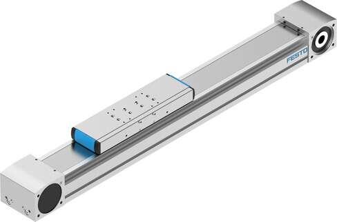 Festo 8041865 toothed belt axis ELGA-TB-KF-120-500-0H With recirculating ball bearing guide Effective diameter of drive pinion: 52,52 mm, Working stroke: 500 mm, Size: 120, Stroke reserve: 0 mm, Toothed-belt stretch: 0,21 %