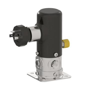 Humphrey 250AE1210213924VDC Solenoid Valves, Small 2-Way & 3-Way Solenoid Operated, Number of Ports: 2 ports, Number of Positions: 2 positions, Valve Function: 2-Way, Single Solenoid, Normally Closed, Piping Type: Inline, Direct Piping, Options Included: Mounting base, Approx Size (