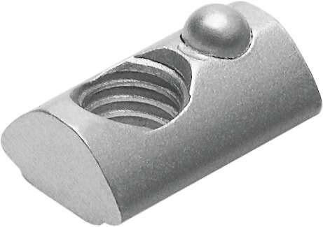 Festo 189654 slot nut HMBN-5-M5 for profile columns (Type HMBS-...) with 5 or 8 mm slot width. Assembly position: Any, Corrosion resistance classification CRC: 2 - Moderate corrosion stress, Materials note: Free of copper and PTFE