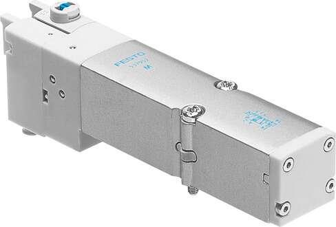 Festo 571333 solenoid valve VMPA2-M1H-MS-PI Valve function: 5/2 monostable, Type of actuation: electrical, Valve size: 20 mm, Standard nominal flow rate: 670 - 840 l/min, Operating pressure: -0,9 - 8 bar