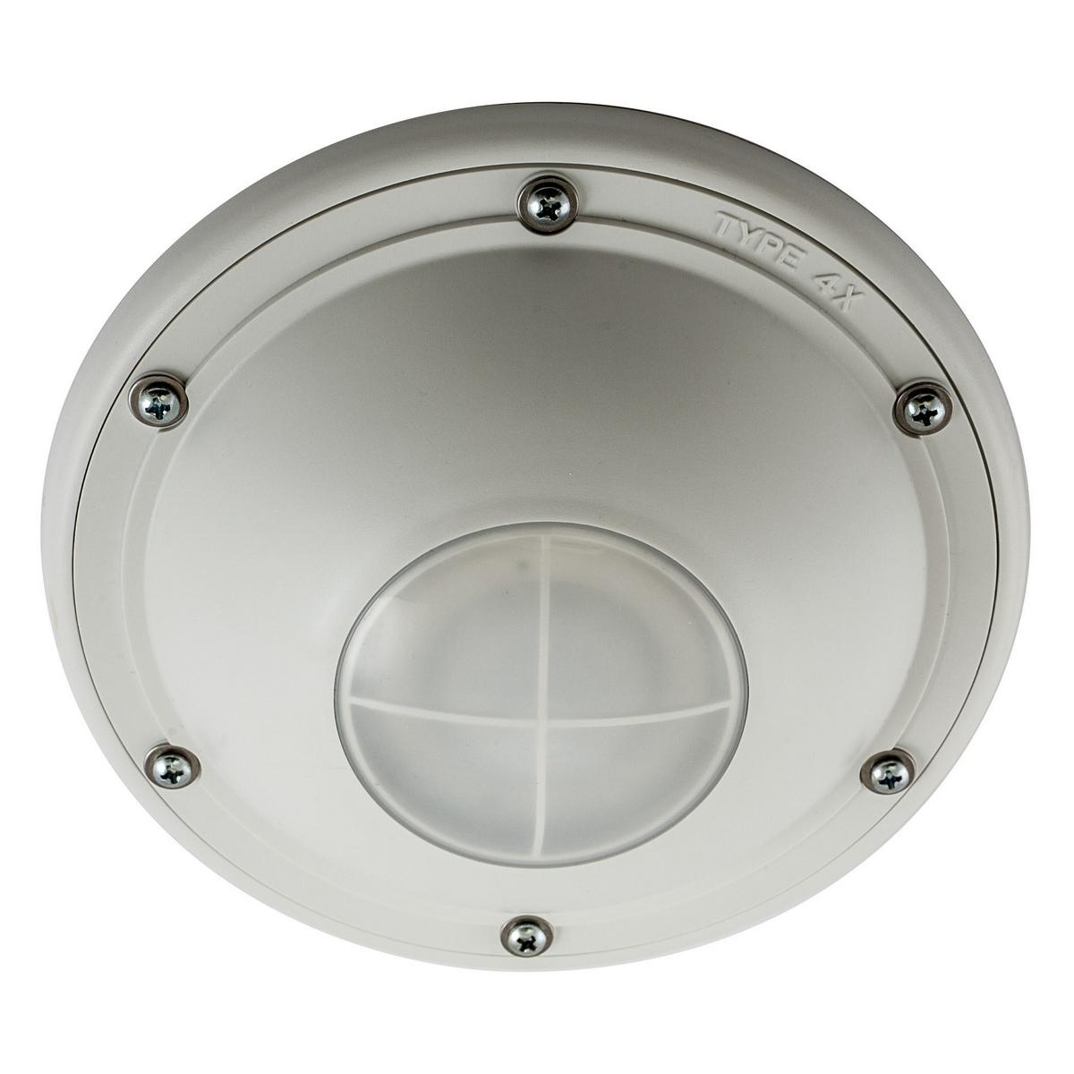 Hubbell ACIPE Switches and Lighting Controls, Protective Enclosure for IR Ceiling Sensor, NEMA 4X  ; NEMA 4X enclosure ; Designed to provide protection from foreign materials and water ; NEMA 4X Enclosure