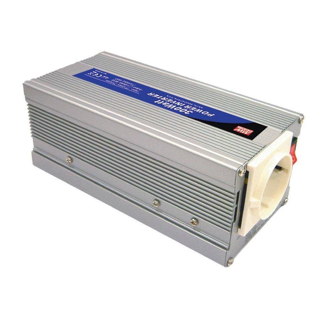 MEAN WELL A302-300-F3 DC-AC Modified sine wave inverter 300W; Input 24Vdc; Output 230Vac; ON/OFF switch; Cooling fan ON/OFF control