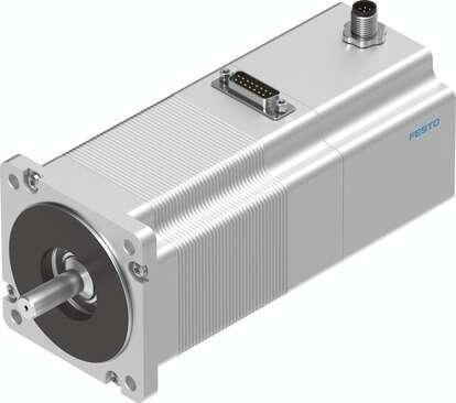 Festo 1370489 stepper motor EMMS-ST-87-M-SEB-G2 Without gear unit/with brake. Ambient temperature: -10 - 50 °C, Storage temperature: -20 - 70 °C, Relative air humidity: 0 - 85 %, Conforms to standard: IEC 60034, Insulation protection class: B