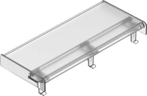 Festo 565580 inscription label holder ASCF-H-L2-12V Corrosion resistance classification CRC: 1 - Low corrosion stress, Product weight: 25,2 g, Materials note: Conforms to RoHS, Material label holder: PVC