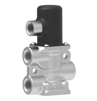 Humphrey 501E13112036VAI1205060 Solenoid Valves, Large 2-Way & 3-Way Solenoid Operated, Number of Ports: 3 ports, Number of Positions: 2 positions, Valve Function: Single Solenoid, Normally Open, Piping Type: Inline, Direct Piping, Approx Size (in) HxWxD: 5.72 x 2 x 3.37, Media: Air, In