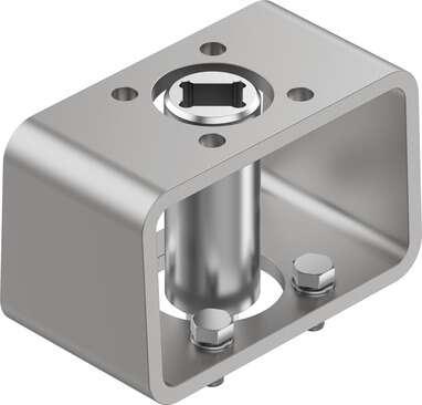 Festo 8085016 mounting kit DARQ-K-Z-F04S11-F03S9-R13 Based on the standard: (* EN 15081, * ISO 5211), Container size: 1, Design structure: (* Dual flat and male square, * Mounting kit), Corrosion resistance classification CRC: 2 - Moderate corrosion stress, Product wei