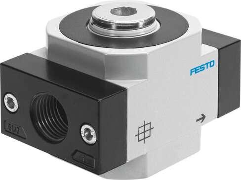 Festo 173930 branching module FRM-3/4-D-MAXI-NPT Pneumatic manifold with 4 connections. Assembly position: Any, Design structure: Branching module, Operating pressure: 0 - 16 bar, Standard nominal flow rate in main flow direction 1->2: 20000 l/min, Operating medium: (
