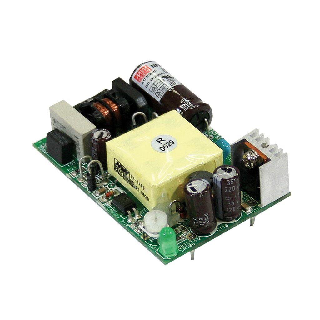 MEAN WELL NFM-15-12 AC-DC Single output Medical Open frame power supply; Output 12Vdc at 1.25A; PCB mount; 2xMOPP; NFM-15-12 is succeeded by MFM-15-12.