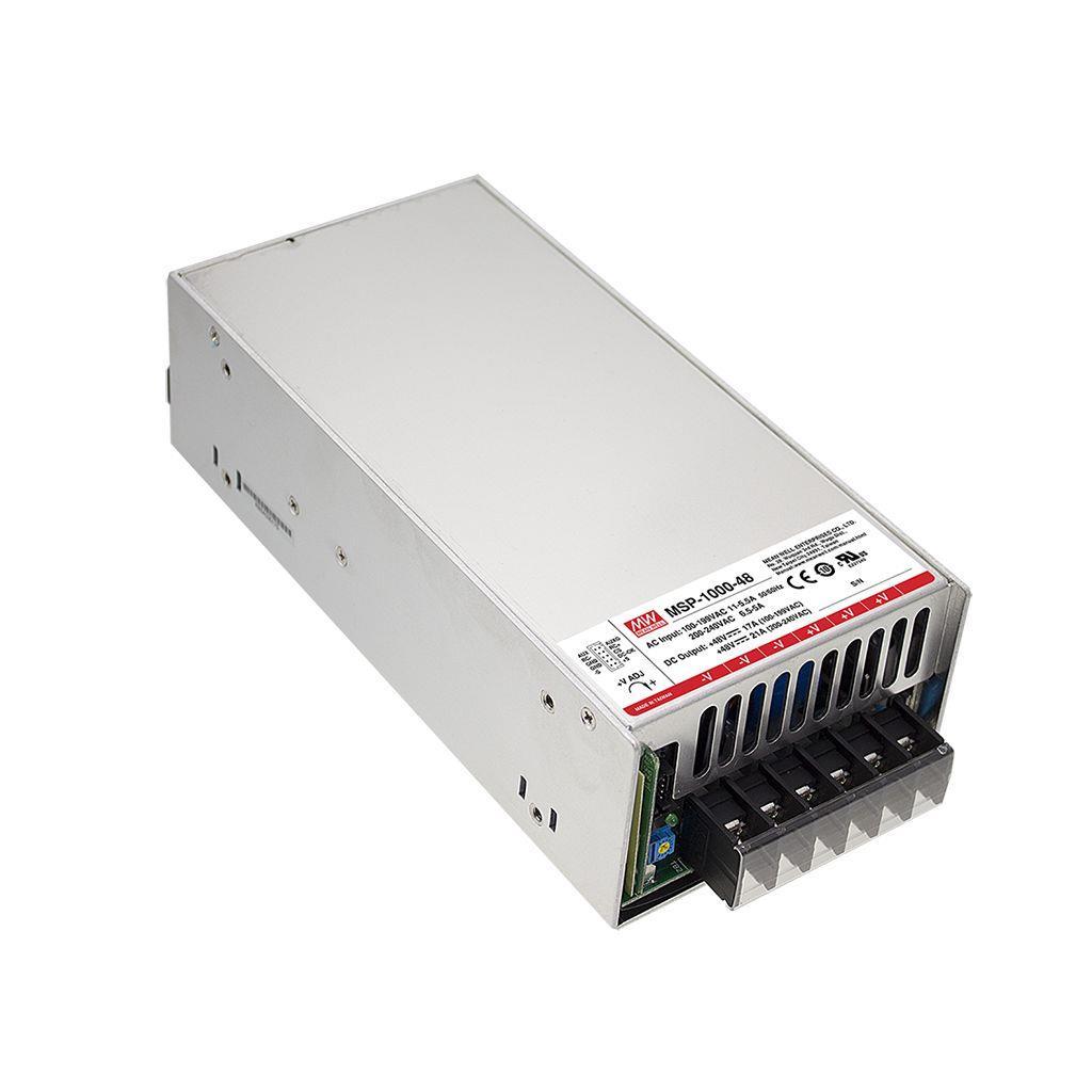 MEAN WELL MSP-1000-12 AC-DC Single output Medical Enclosed power supply; Output 12Vdc at 80A; remote ON/OFF; DC OK signal; 2xMOPP