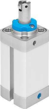 Festo 576094 stopper cylinder DFSP-Q-20-15-PR-PA Stroke: 15 mm, Piston diameter: 20 mm, Cushioning: P: Flexible cushioning rings/plates at both ends, Assembly position: Any, Mode of operation: (* single-acting, * pulling action)