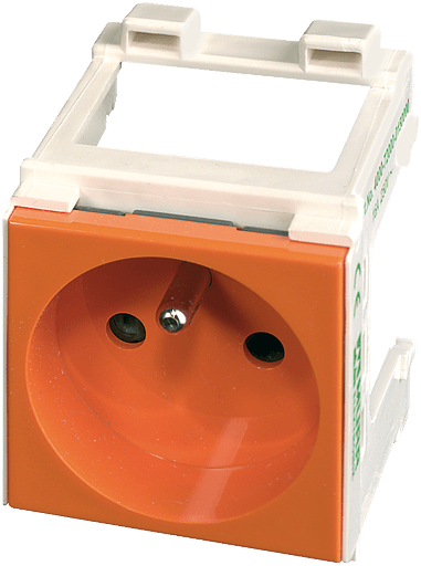 Murr Elektronik 4000-72000-0150000 MODLINK MSVD CABINET POWER OUTLETS, France (UTE) orange 250V AC / 16 A