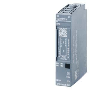 Siemens 6ES7132-6BD20-0BA0 SIMATIC ET 200SP, digital output module, DQ 4x 24VDC/2A Standard, suitable for BU type A0, Color code CC02, Module diagnostics