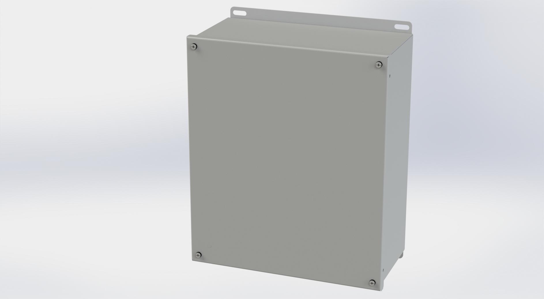 Saginaw Control SCE-1412SC SC Enclosure, Height:14.13", Width:12.00", Depth:6.00", ANSI-61 gray powder coating inside and out.  Optional sub-panels are powder coated white.
