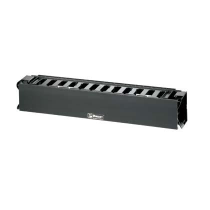 Panduit WMPHF2E CABLE MGMT DUCT HORIZONTAL3.5X19.0X3.7 FRONT DUCTBLACK