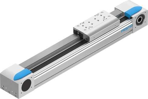 Festo 3013364 toothed belt axis EGC-120-400-TB-KF-0H-GK With recirculating ball bearing guide Effective diameter of drive pinion: 39,79 mm, Working stroke: 400 mm, Size: 120, Stroke reserve: 0 mm, Toothed-belt stretch: 0,13 %