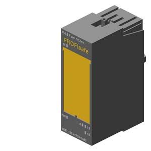 Siemens 6ES7138-4CF03-0AB0 SIMATIC DP, Power Module PM-E F PROFIsafe, f. ET200S; 24 V DC suitable for ungrounded setup relay for switching the voltage buses P1 and P2 up to Category 3 (EN 954-1)/ SIL2 (IEC61508)/PLD (ISO13849), 2 fail-safe dig. outputs up to Category 4 (EN 954-1)/ 