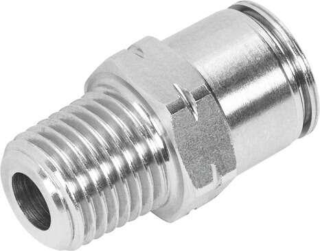 Festo 565321 push-in fitting CRQS-1/4-5/16-U Size: Standard, Nominal size: 0,256 ", Assembly position: Any, Design: Straight design, Container size: 1