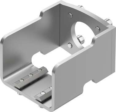 Festo 5173082 adapter kit EAHA-P2-60 Size: 60, Corrosion resistance classification CRC: 1 - Low corrosion stress, Product weight: 560 g, Materials note: Conforms to RoHS
