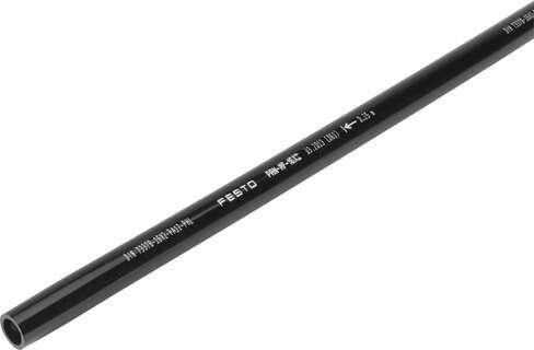 Festo 570362 plastic tubing PAN-MF-14X2-SW Outside diameter: 14 mm, Bending radius relevant for flow rate: 75 mm, Inside diameter: 10 mm, Min. bending radius: 50 mm, Conforms to standard: DIN 73378-PA12-PHL