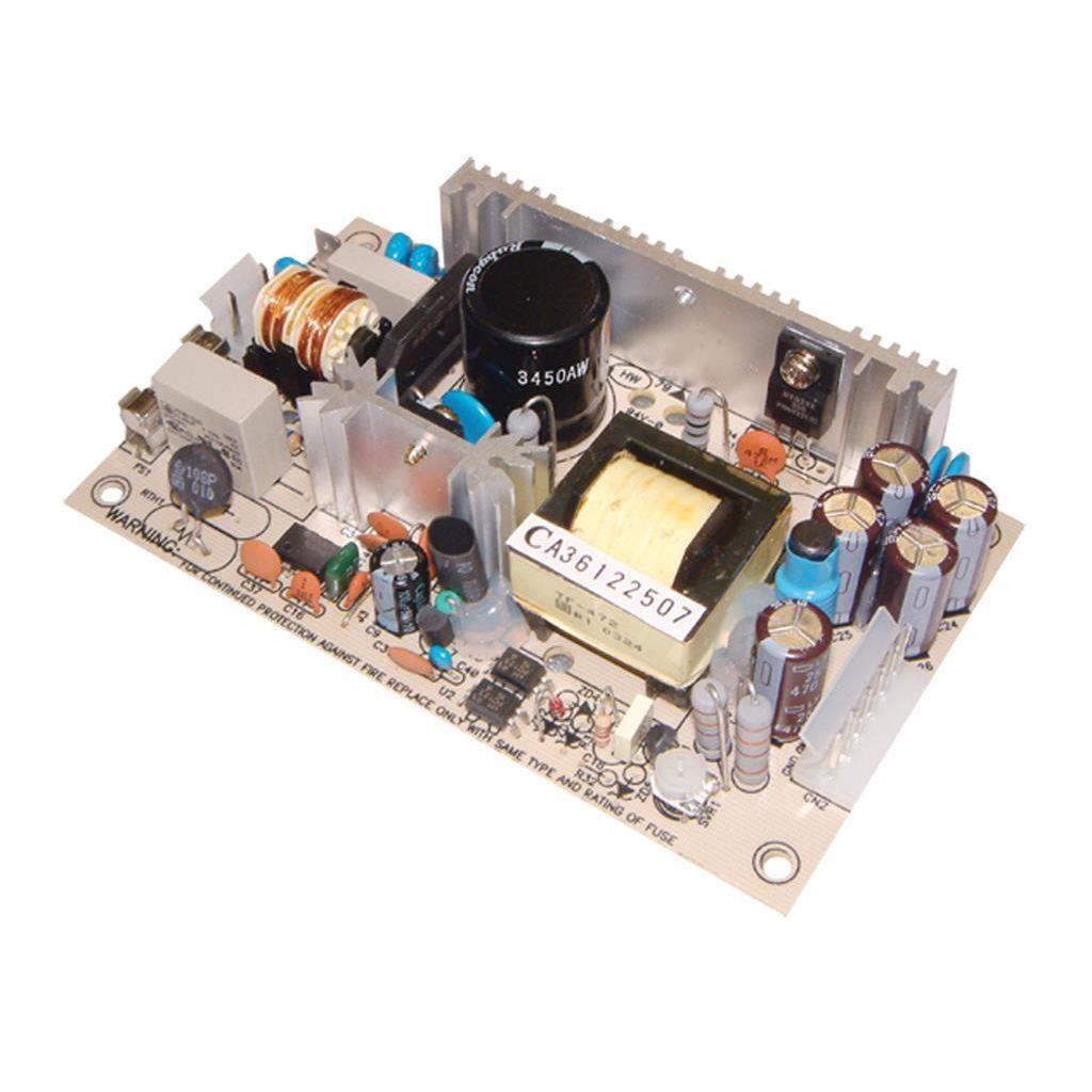 MEAN WELL PS-45-15 AC-DC Single output Open frame power supply; Output 15Vdc at 3A; PS-45-15 is succeeded by EPS-45-15.