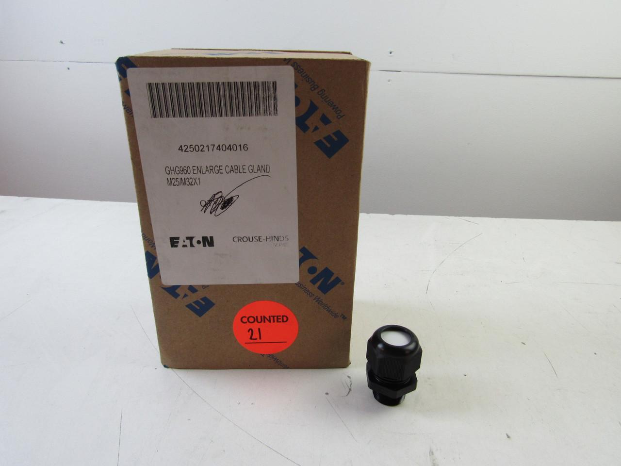 Eaton GHG960 Eaton GHG960 Misc. Cable and Wire Accessories Cable Gland Black
