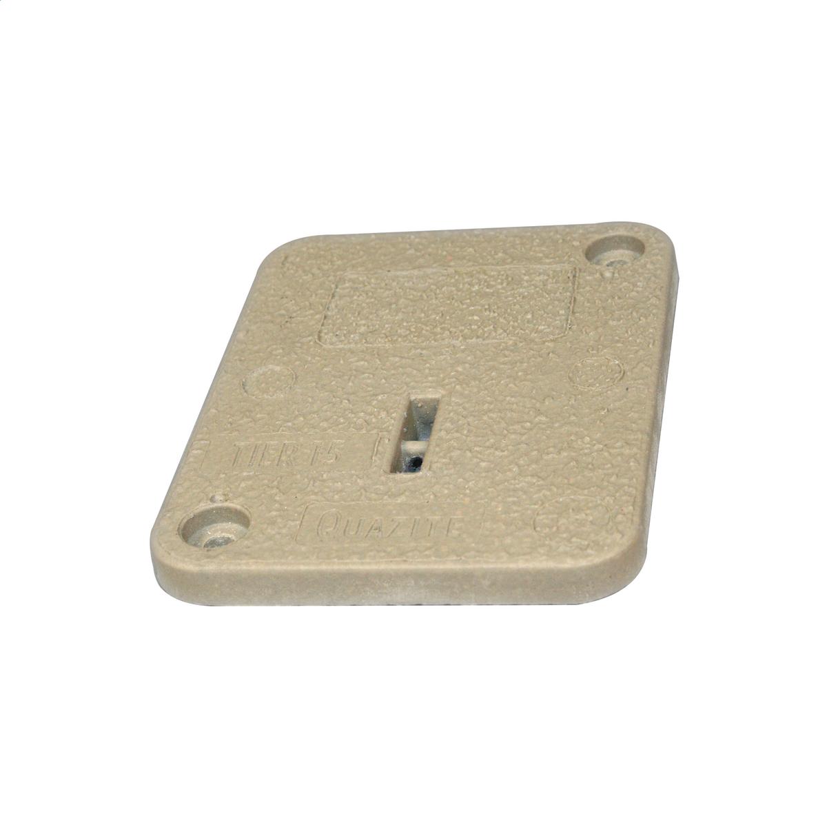 Hubbell PG3636CA0012 Cover, polymer concrete, Tier 8, 36x36, 1 piece, 2 Bolts, Communications logo 