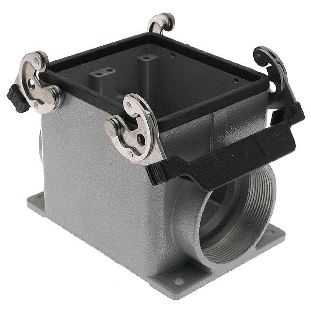 Mencom CHP-32.42 Standard, Rectangular Base, Double Latch, Surface mount, size 77.62, Side PG42 cable entry