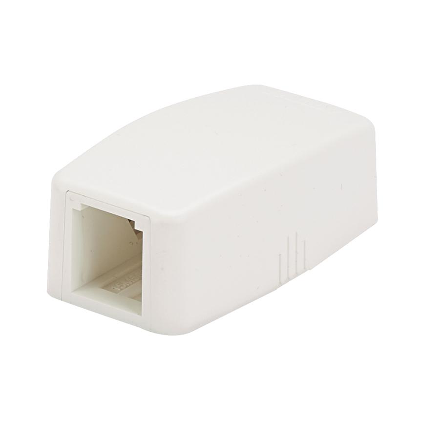 Panduit CBXQ1WH-A SURFACE MNT BOX 1-PORT MINICOMW/ QUICK RELEASE COVER ANDADHESIVE, WHITE
