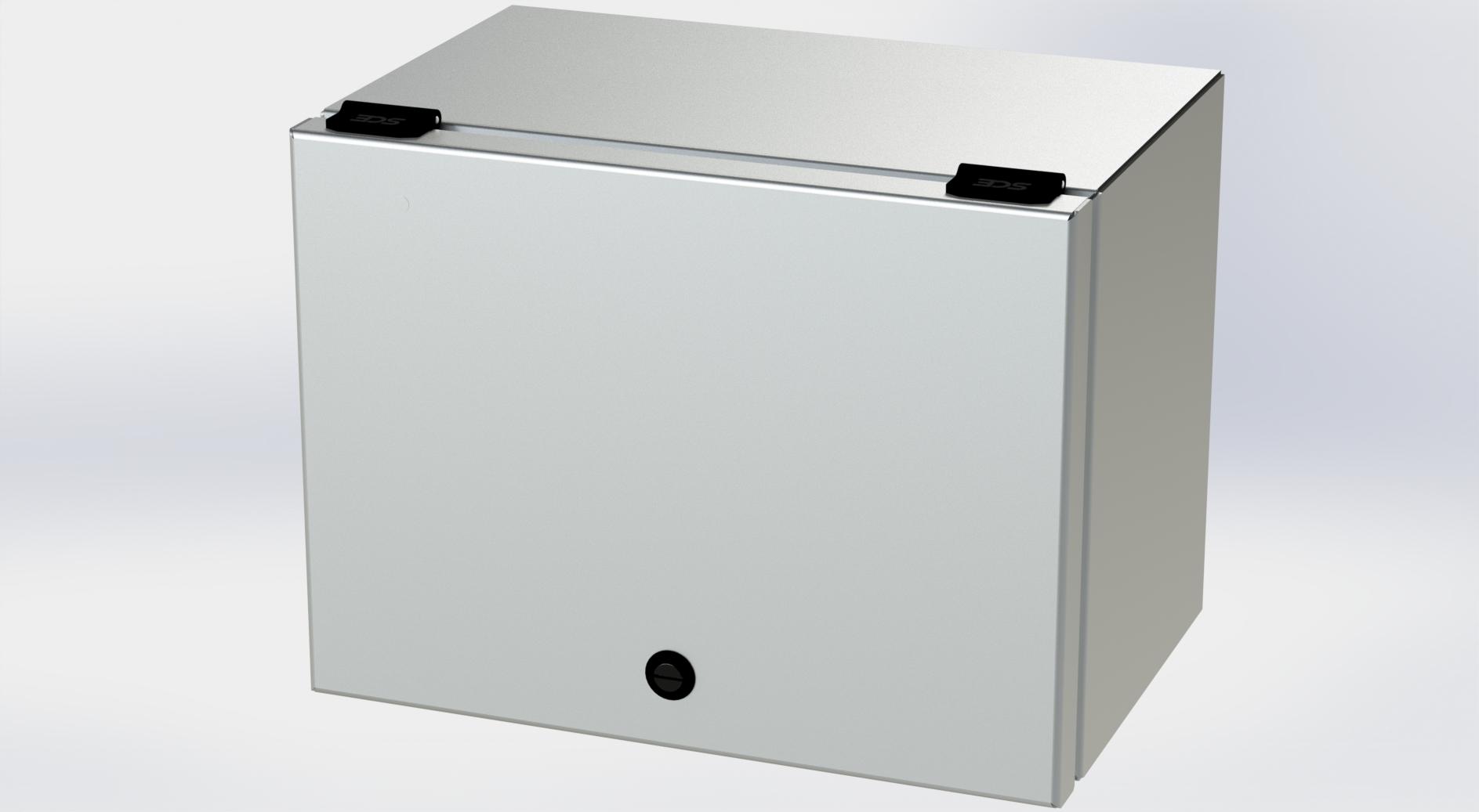 Saginaw Control SCE-L9128ELJSS S.S. ELJ Trough Enclosure, Height:9.00", Width:12.00", Depth:8.00", #4 brushed finish on all exterior surfaces. Optional sub-panels are powder coated white.