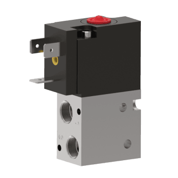 Humphrey 31039BRCVAI1205060 Solenoid Valves, Small 2-Way & 3-Way Solenoid Operated, Number of Ports: 3 ports, Number of Positions: 2 positions, Valve Function: Single Solenoid, Multi-purpose, Piping Type: Inline, Direct Piping, Coil Entry Orientation: Rotated, over port 1, Size (in)