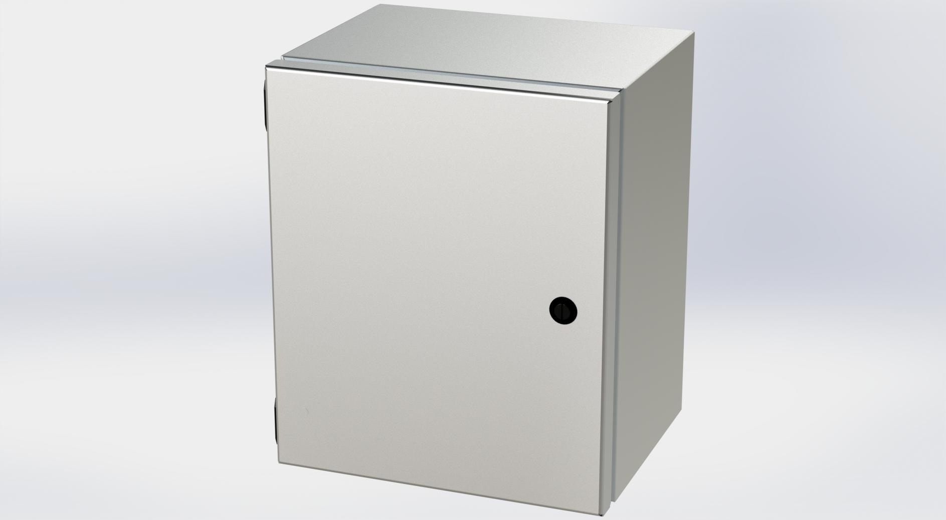 Saginaw Control SCE-12108ELJSS6 S.S. ELJ Enclosure, Height:12.00", Width:10.00", Depth:8.00", #4 brushed finish on all exterior surfaces. Optional sub-panels are powder coated white.