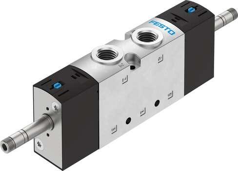 Festo 8036700 solenoid valve VUVS-LT30-T32C-MD-G38-F8 Valve function: 2x3/2 closed, monostable, Type of actuation: electrical, Valve size: 31 mm, Standard nominal flow rate: 1600 l/min, Operating pressure: 2,5 - 10 bar