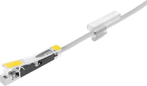 Festo 575815 mounting kit SAMH-S-N8-S-MK Tamper protection to EN ISO 13849-2 for proximity sensor. Design: for T-slot, Materials note: (* Free of copper and PTFE, * Conforms to RoHS), Ambient temperature: -40 - 85 °C, Mounting type: (* Detenting, * Tightened, * Insert