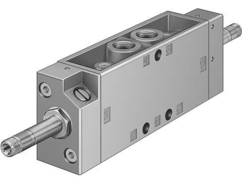 Festo 535912 solenoid valve JMFH-5-1/8-EX With manual overrides, without solenoid coils or sockets. Solenoid coils and sockets should be ordered separately. Valve function: 5/2 bistable, Type of actuation: electrical, Width: 26 mm, Standard nominal flow rate: 600 l/mi