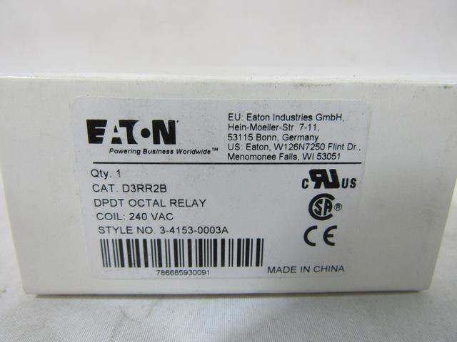 D3RR2B Part Image. Manufactured by Eaton.